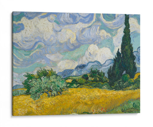 Campo De Trigo Con Cipreses Vincent Van Gogh Canvas Lab